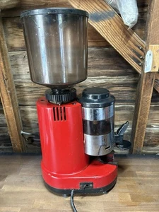 Gino Rossi Rosito Bisani RR45 Espresso / Coffee Grinder( Vintage Italian) Red - Picture 1 of 15