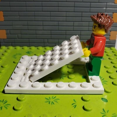 Lego 92107 92099 Puerta Trampa Completa con Pasadores Largos BLANCO Foto 1 de 4