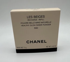 Chanel Les Beiges Healthy Glow Sheer Powder REFILL ~ B80 ~ 12g / .42 Oz - Picture 1 of 3