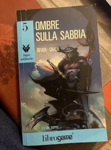 Librogame OMBRE SULLA SABBIA n.5 Lupo solitario 7°ristampa Maggio 1995 OTTIMO - Foto 1 di 1