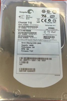 ST3146755SS/WR711- Seagate 146Gb 10K U320 SAS Hard Disk Drive - Image 1 of 2