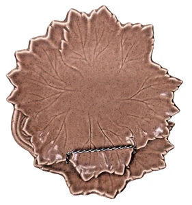 Steubenville Woodfield Set of Two Leaf Shaped Salad Plates Dusty Rose USA 1941 - Picture 1 of 5