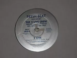 THE 2 LIVE CREW the revelation / 2 live 12" RECORD HIP HOP RAP 1984 RARE - Picture 1 of 2