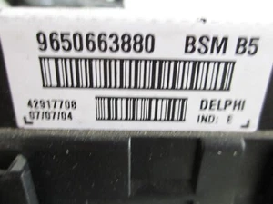BSM STEUERGERÄT- SICHERUNGSKASTEN PSA GROUP (CITROEN-PEUGEOT) 9650663880 - Bild 1 von 3