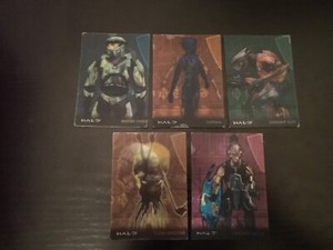 TOPPS HALO 2007 TRADING CARDS Flix-Pix Motion Cards Complete Set Of 5