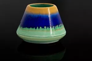 Vintage Shelley Harmony Pottery Vase Art Deco 8cm x 10cm 1930 - Picture 1 of 13