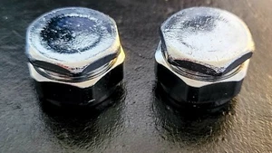 22mm Polished Chrome Compression Stop Ends -Stylish Bathroom Fittings -pack of 2 - Picture 1 of 12