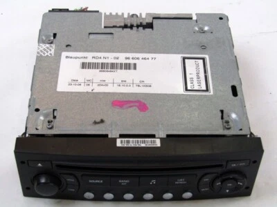 9660646477 Autoradio PEUGEOT 307 1.6 80KW 5P B / LPG 5M (2007) Ersatz Used (Kein - Bild 1 von 3