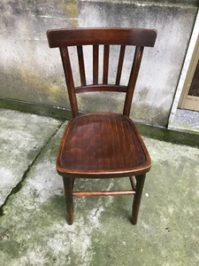SEDIA TIPO THONET ANNI 40 IN FAGGIO - Foto 1 di 9
