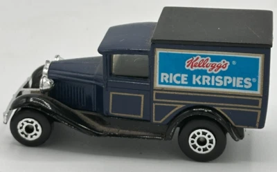 Ford Matchbox Model A Kelloggs Rice Krispies Blue Delivery Truck 1:64 1979 VTG - Image 1 of 4