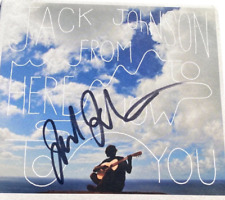 JACK JOHNSON SIGNED CD FROM HERE TO NOW TO YOU RACC TRUSTED