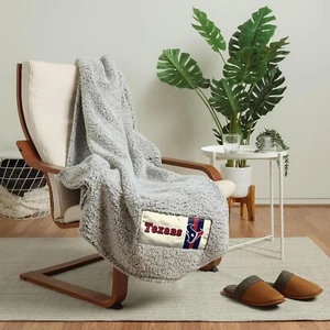 FOCO Houston Texans NFL Retro Nube Sherpa Manta! 70" x 60"! - Imagen 1 de 4