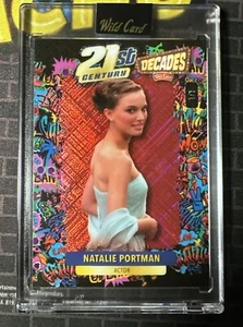 2024 Natalie Portman Wild Card 21st Century Decades Preproduction 1/1 - Picture 1 of 2