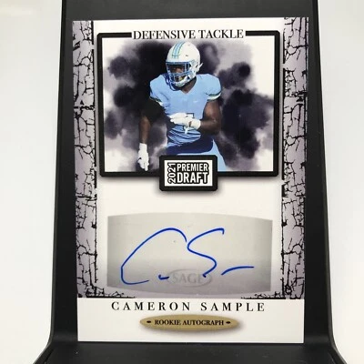 CAMERON SAMPLE AUTO RC 2021 SAGE HIT Autographs BLACK #A134 TULANE BENGALS - Image 1 of 3
