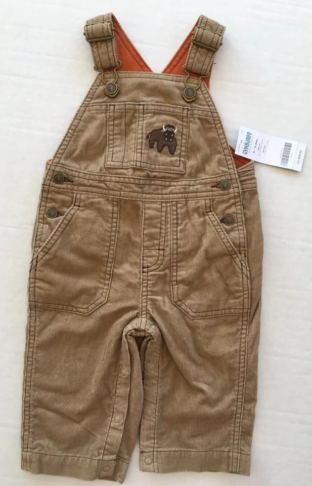 Nuevo con etiquetas Mono Gymboree Winter Ranch 6-12 Meses Bronceado Pana Búfalo Foto 1 de 1