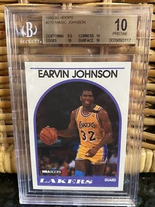 POP 1!🔥💎1989 Magic Johnson HOOPS #270 BGS 10 PRISTINE None Higher! topps fleer - Picture 1 of 12