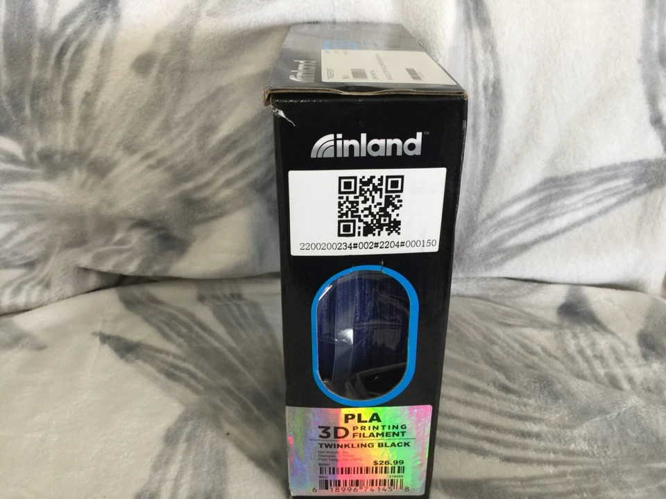 Inland Glitter PLA 3D Printer Filament 1.75mm - Dimensional Accuracy +/- 0.03 mm - Image 1 of 4