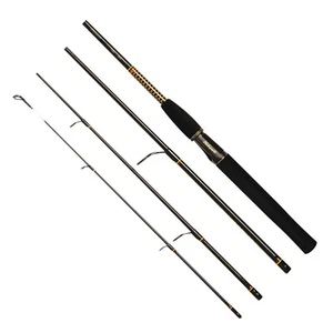 Shakespeare 6ft'6 Ugly Stik Travel Spin 4 Piece Spinning Fishing Rod 5-15g - Picture 1 of 2