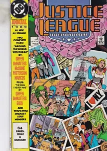 DC COMICS JUSTICE LEAGUE INTERNATIONAL VOL. 1 ANNUAL #3 JULY 1989 FAST P&P - Imagen 1 de 1
