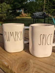 Set tazze "zucca" e "spezie" collezione artigianale Rae Dunn di Magenta - Foto 1 di 5
