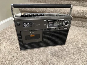 Sony CF-420 FM/AM Radio Cassette Corder LESEN - Bild 1 von 6