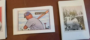 Mickey Mantle 1989 Bowman Sweepstakes Replica 1953 Bowman Reprint - Picture 1 of 1