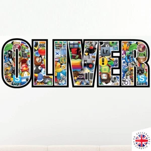 PERSONALISED CUSTOM NAME Wall Decal Sticker Vinyl STICKER BOMB - Picture 1 of 12