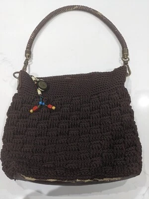 Vintage/Retro Crocheted Shoulder Hand Bag by The Sak.  - Image 1 of 4