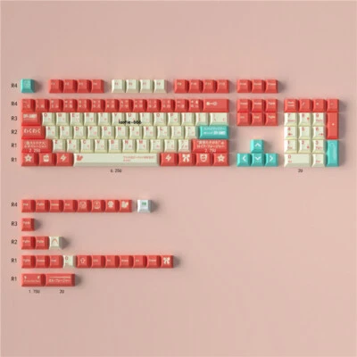 SPY FAMILY Anya 130 Keycaps Japanese Cherry PBT Pink Keys for Cherry MX Keyboard - Image 1 of 4