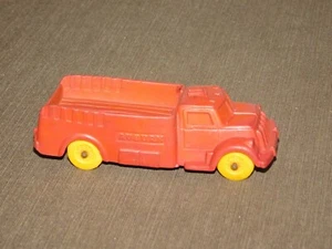 VINTAGE TOY 4 1/2" LONG AUBURN MADE USA RUBBER TRUCK - Picture 1 of 12