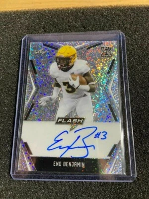 ENO BENJAMIN 2020 Leaf Flash AUTOGRAPH Arizona Cardinals ARIZONA STATE SUNDEVILS - Image 1 of 2