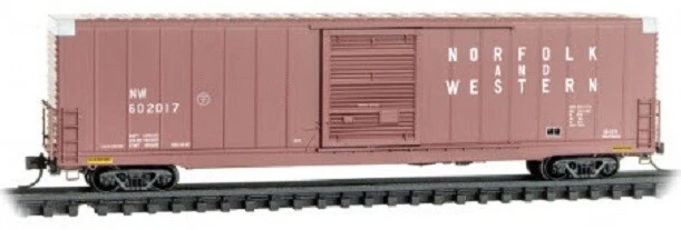 MICRO TRAINS (N) 104 00 130 N&W 60FT EXCESS HEIGHT BOXCAR # 602017 - Image 1 of 1