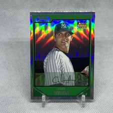 2007 Bowman Draft Chase Wright #BDP4 Chrome Refractors RC New York Yankees