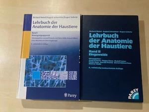 Lehrbuch der Anatomie Haustiere Band 1 + 2 Nickel Schummer Eingeweide 8. Auflage - Bild 1 von 24