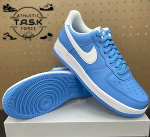 💯Nike Air Force 1 ‘07 UNC University Blue Sz 14 New In Box DC2911-400 DS OG - Picture 1 of 8