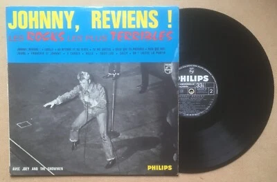 LP  biem  JOHNNY HALLYDAY  LES ROCKS LES PLUS TERRIBLES  FR 1964 - Photo 1/2