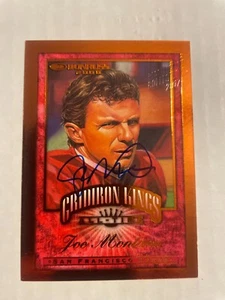 2016 Honors Recollection Collection Joe Montana Gridiron Kings Autogramme /2 SSP - Bild 1 von 2