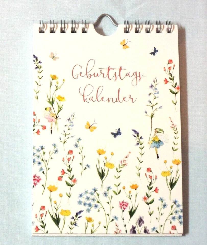 1x Geburtstagkalender Silke Leffler Geburtstag Kalender 11,5 x 16,5 cm liniert - Bild 1 von 4