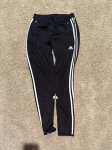 Youth Small 8-10 Black Adidas Track Pants - Picture 1 of 3