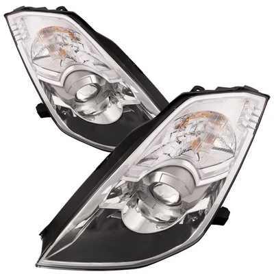 Headlight Set Fits 2006-2009 Nissan 350Z HID Left Driver Right Passenger Pair - Image 1 of 4