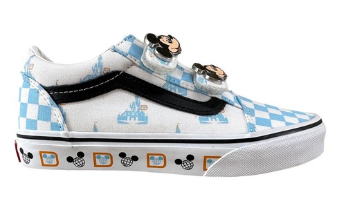 Scarpe bambini Disney Parks 2022 50° anniversario Topolino Vans vecchia scuola taglia 2