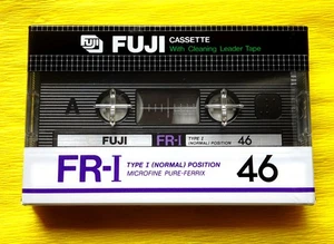 1x FUJI FR-I 46 Cassette Tape 1982-1984 + OVP + SEALED + - Picture 1 of 2