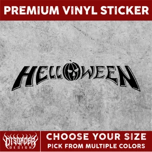 HELLOWEEN [VINYL STICKER]-for Car/Truck WINDOW-LAPTOP-FOLDER-YOU PICK COLOR/SIZE - Picture 1 of 6