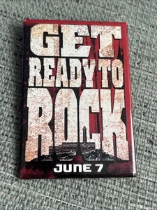 Botón promocional de la película The Rock 1996 de colección - Pin de película Sean Connery Nicolas Cage - Imagen 1 de 7