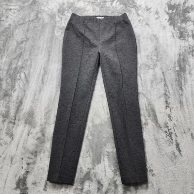 Pantalones Style&Co para mujer S gris tiro medio pierna ajustada costura delantera trasera tejido elástico Foto 1 de 4
