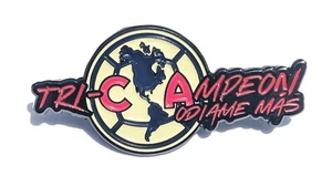 Pin America Tricampeon For Caps And Clothing Enamel Badge Aguila de America Pin - Picture 1 of 6