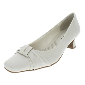 Easy Street Womens Waive Beige Dress Heels Evening 10 Medium (B,M) BHFO 8365 - Picture 1 of 2