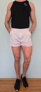 Pantalones cortos deportivos de tenis Center Court Pasadena M 50 - 52 vintage años 80 - Imagen 1 de 8