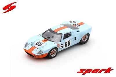 Spark SG817 1/43 GT40 NO.65 3RA 1000KM N?RBURGRING 1968 Modelo De Coche LIMITADO - Imagen 1 de 4