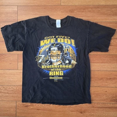 Pittsburgh Steelers Ben Roethlisberger ¿Tienes cinco? Camisa We Do Brotherhood Talla L Foto 1 de 4